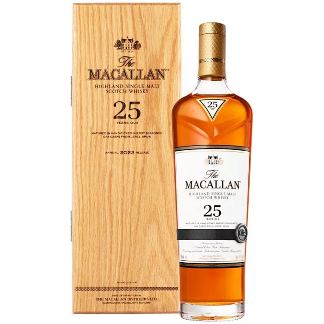 The Macallan 25 Year Old Sherry Oak 2022 700ml