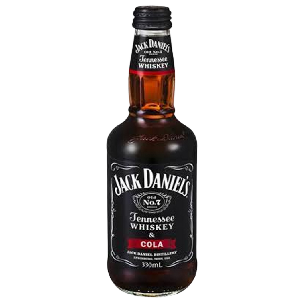 Jack Daniel's Whiskey & Cola - Glass Btl 330ml