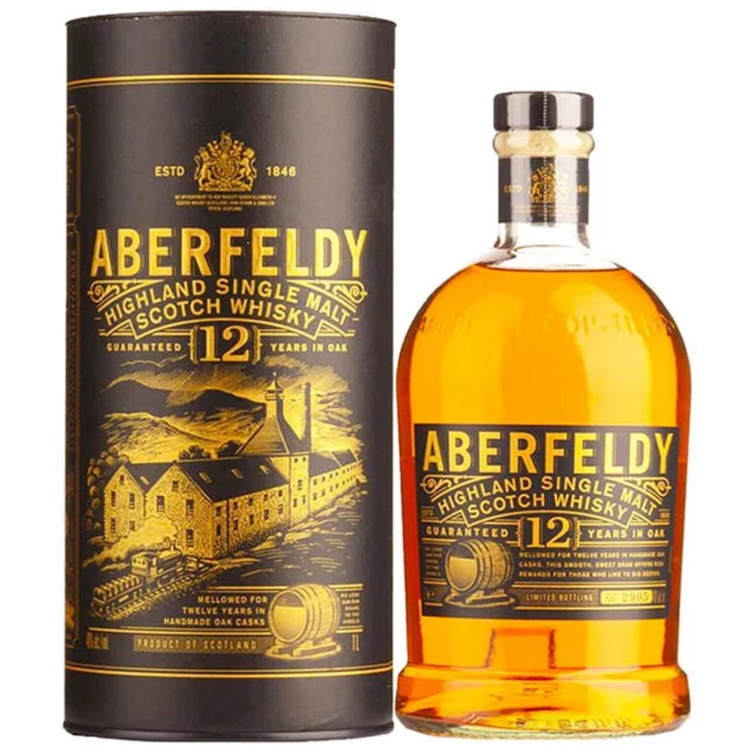 Aberfeldy 12 Y.O. Single Malt Whiskey 700ml