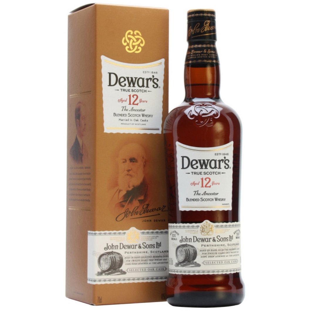 Dewar's 12 Years Blended Whisky 700ml