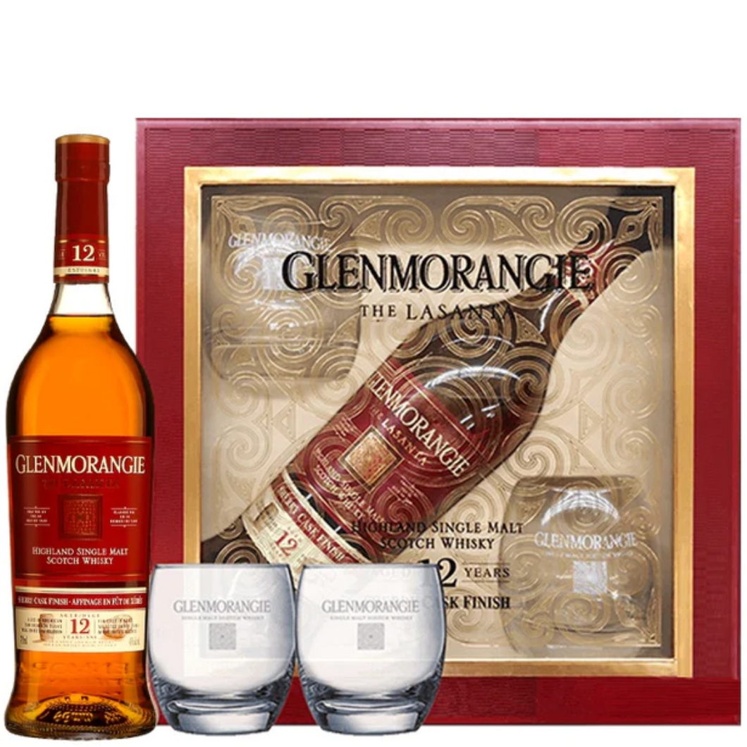 Glenmorangie 12 Years Px Sherry Cask Finish 2 Glass Giftset 700ml
