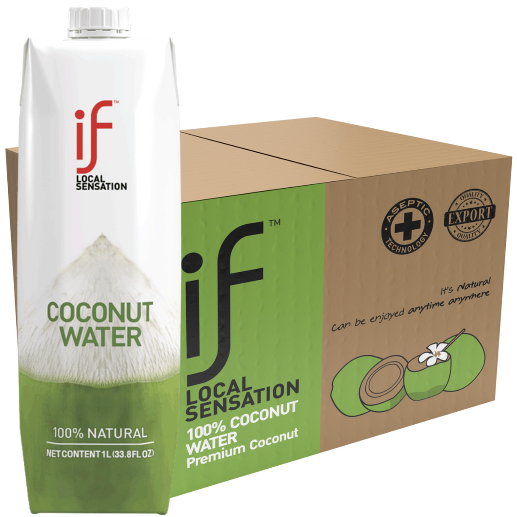 IF 100% Coconut Water 1000ml x 12