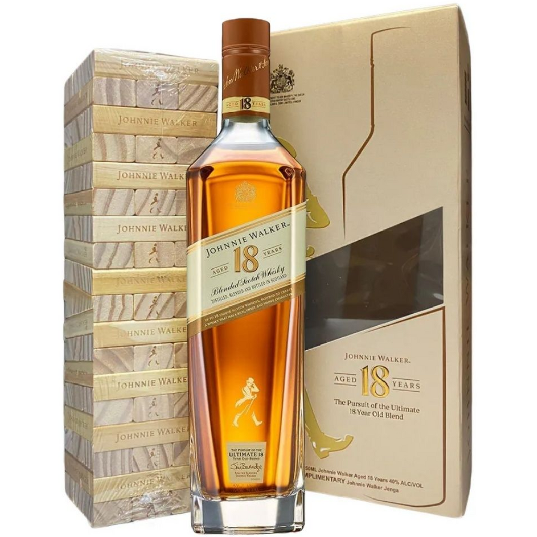 Johnnie Walker 18 Years 750ml with Jenga