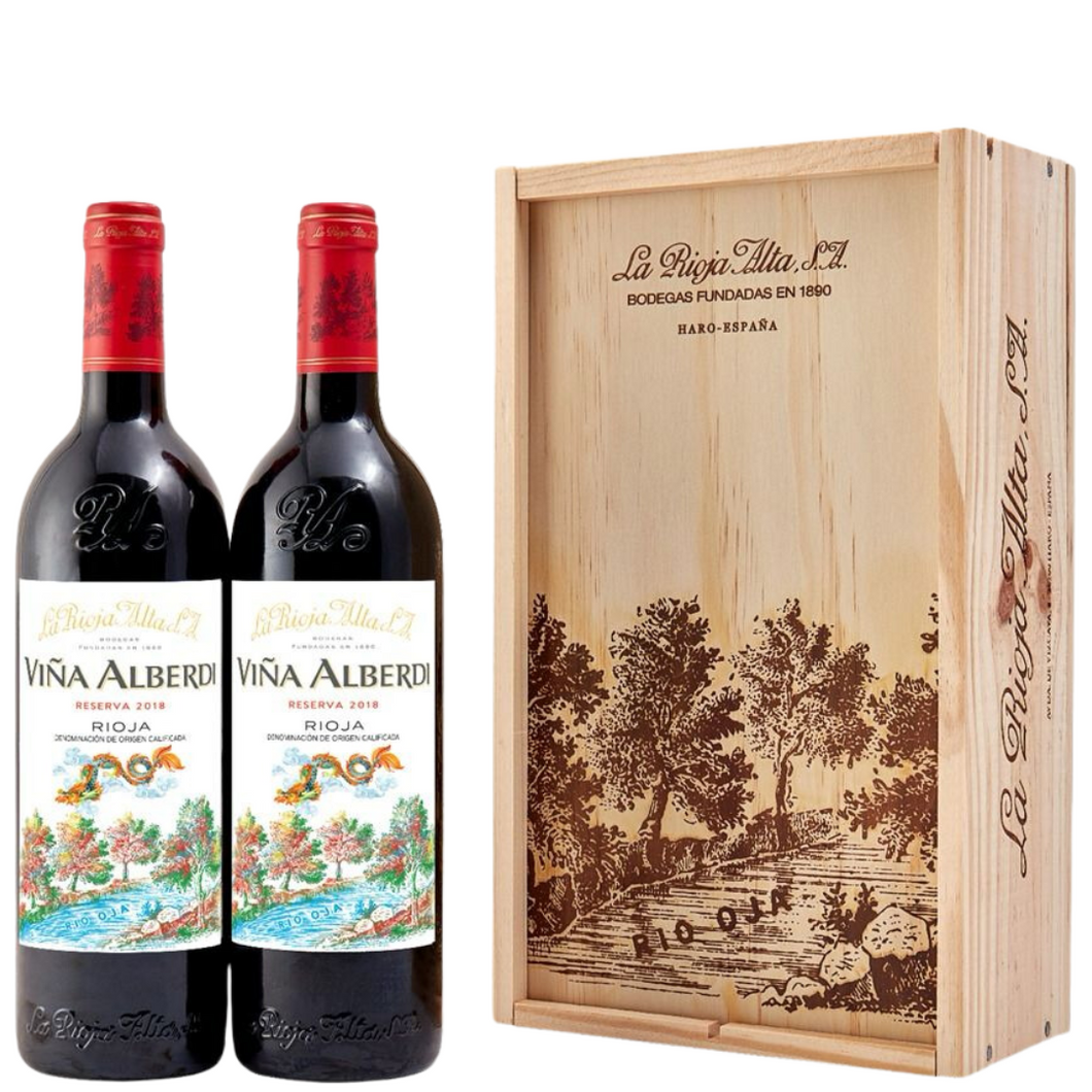 La Rioja Alta Vina Alberdi Reserva 2018 Gift Set
