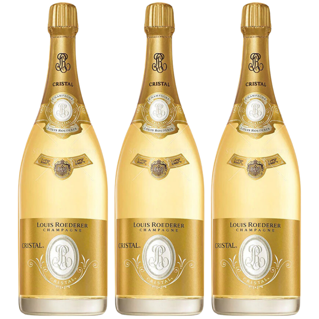 Louis Roederer Cristal Brut Champagne 2014 x 3
