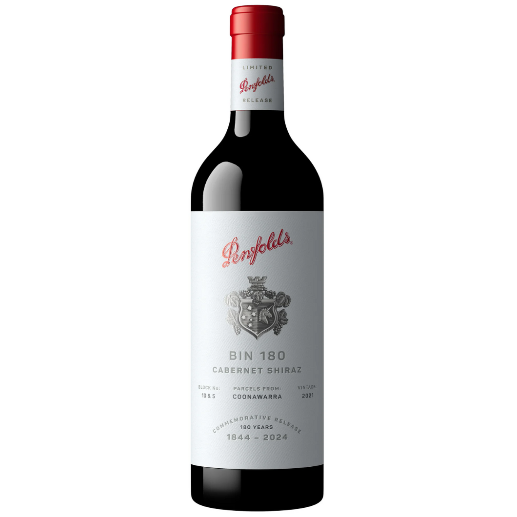 Penfolds Bin 180 Coonawarra cabernet shiraz 2021