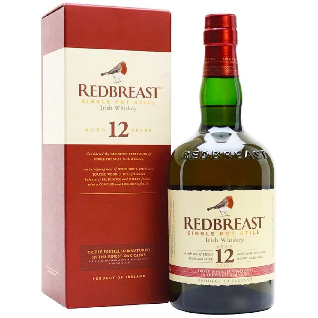Redbreast 12 Years Single Pot Still Irish Whisky 700ml