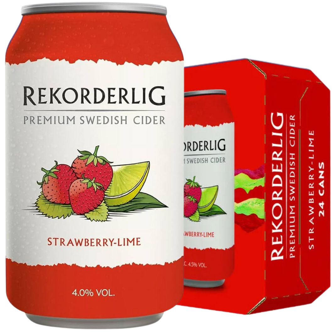 Rekorderlig Strawberry - Lime Cider 24 x 330ml