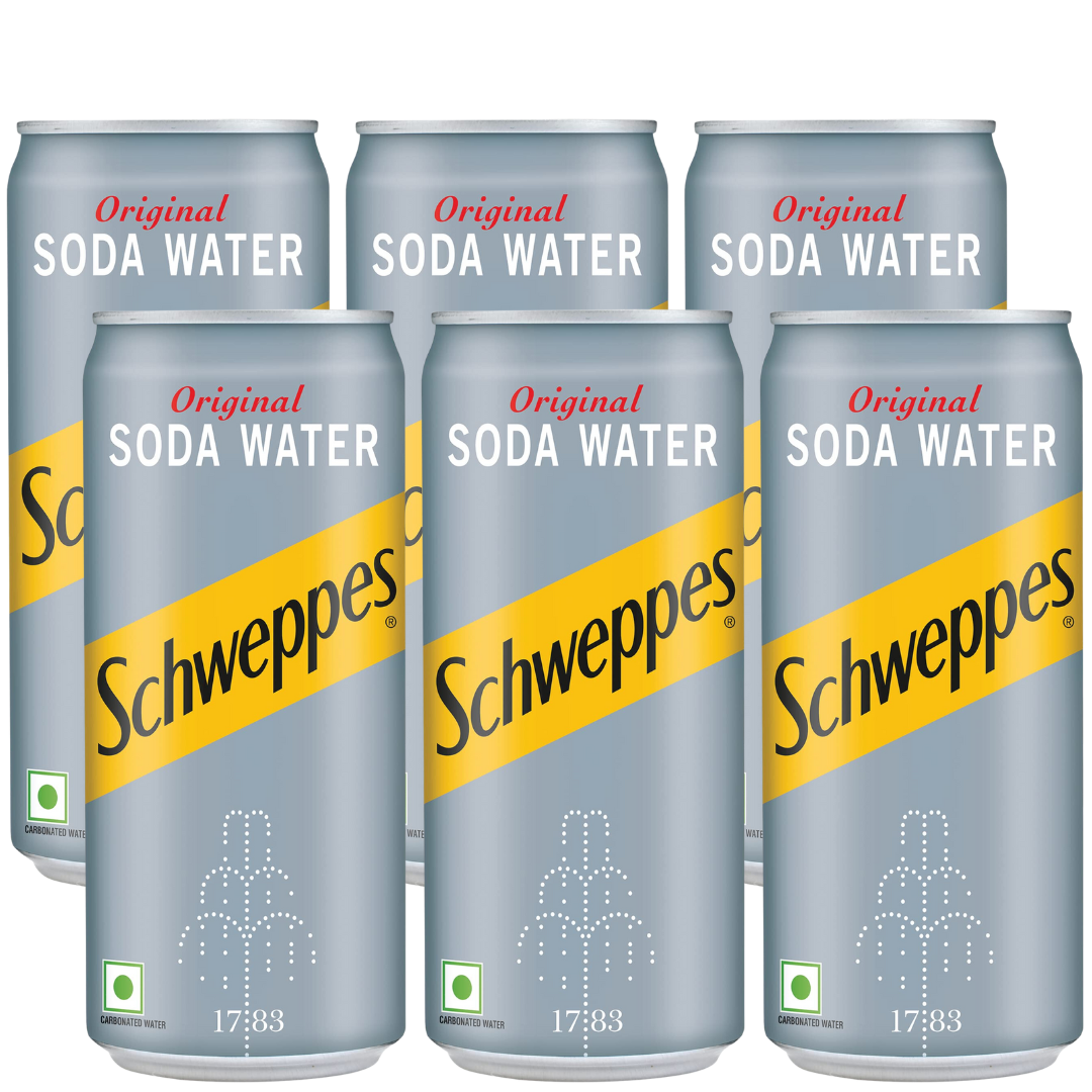 Schweppes Soda Water 6 Pack Wine Not HKG