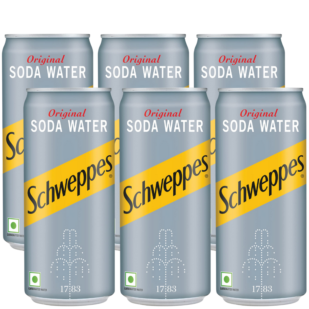 Schweppes Soda Water 6 Pack