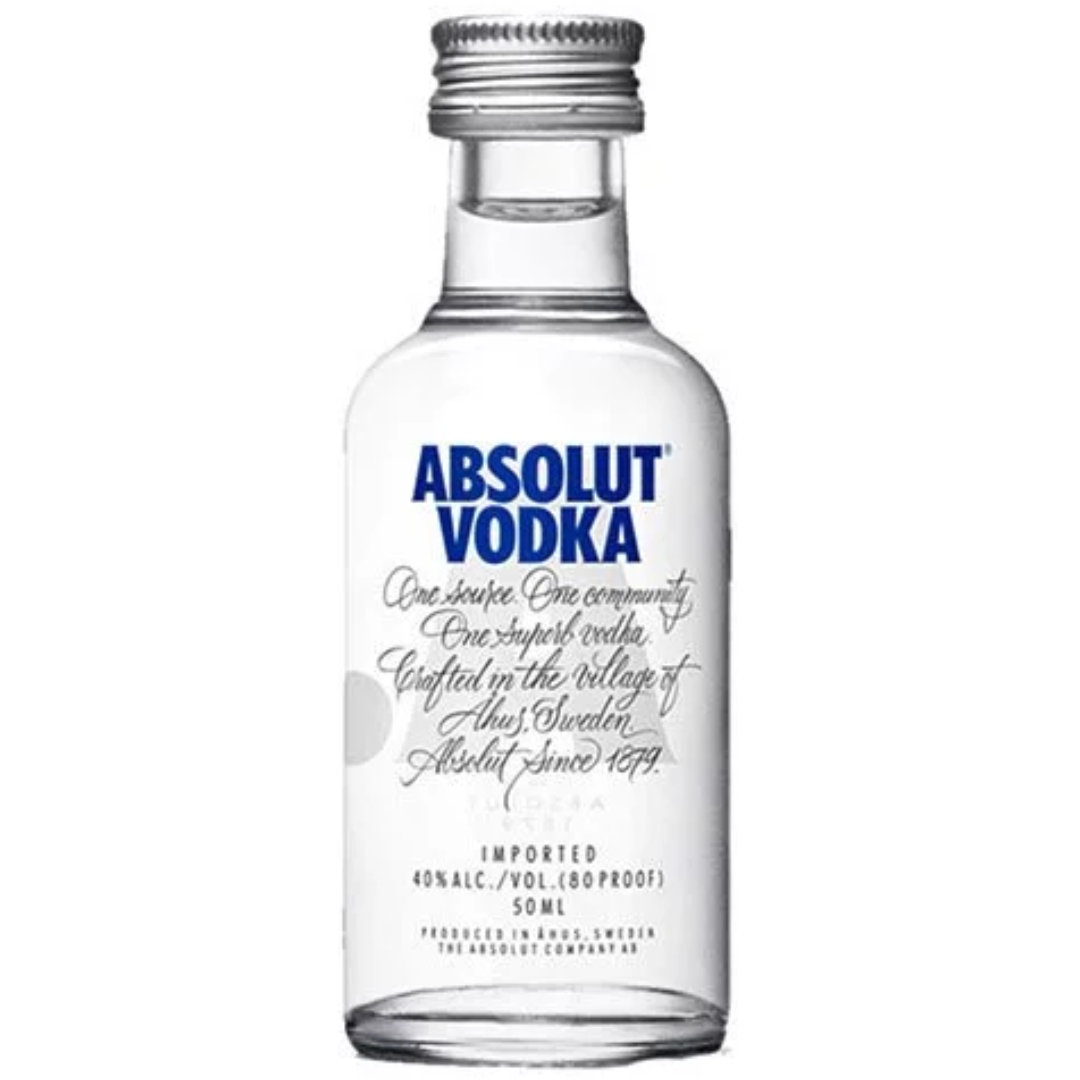 Absolut Vodka Miniature 50ml – Wine Not HKG