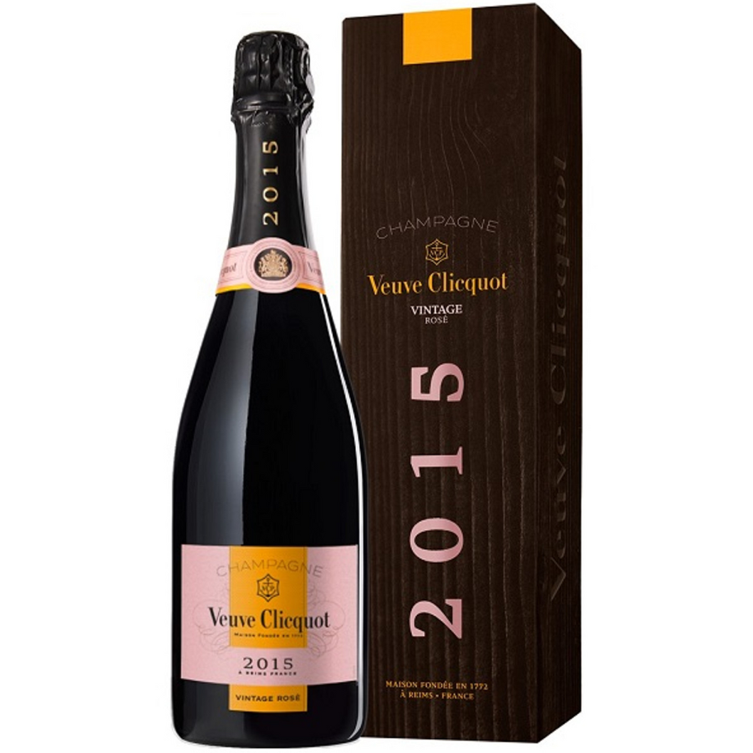 Veuve Clicquot Vintage Rose with Gift Box 2015