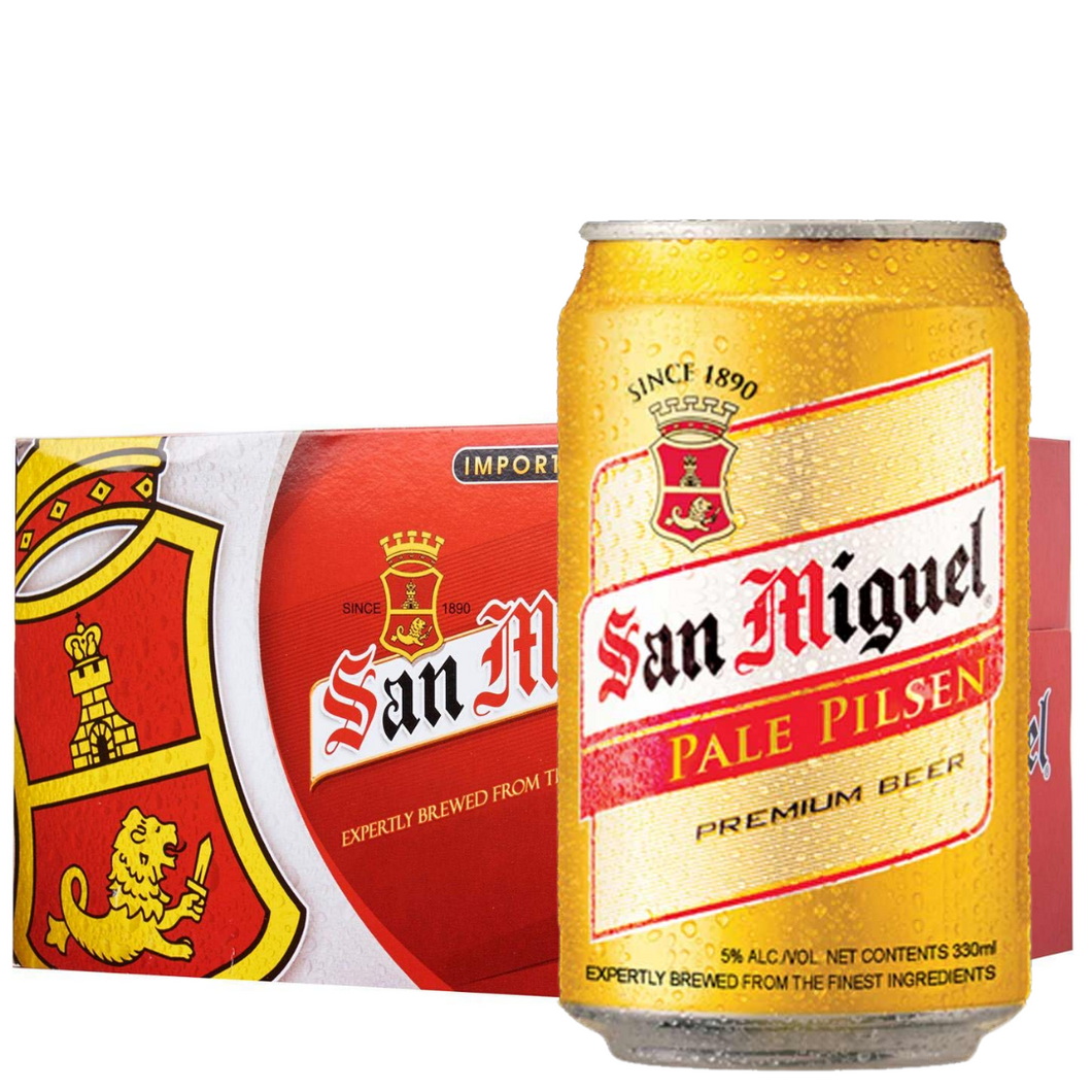 San Miguel Beer - 24x Can 330ml