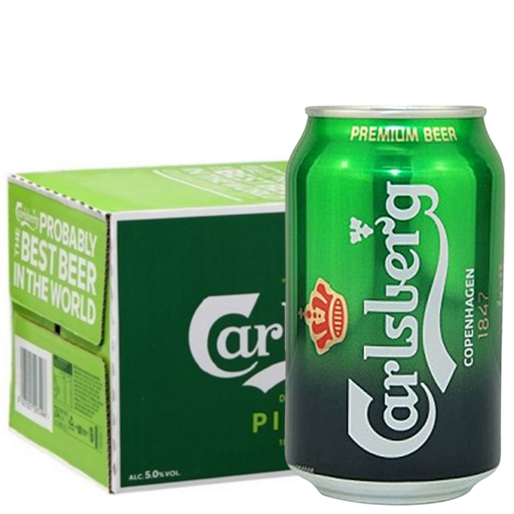 Carlsberg Beer - 24x Can 330ml