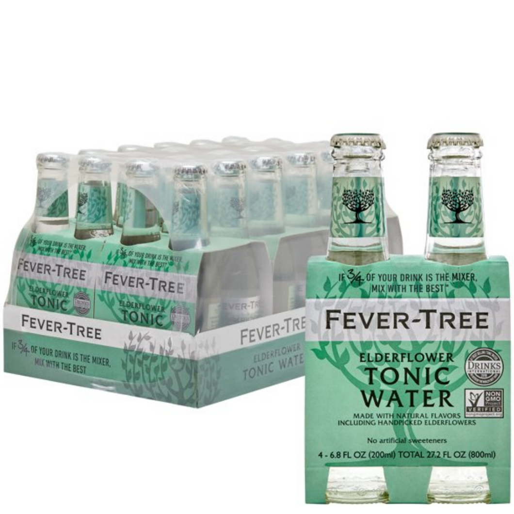 Fever-Tree Elderflower Tonic Water 24x 200ml