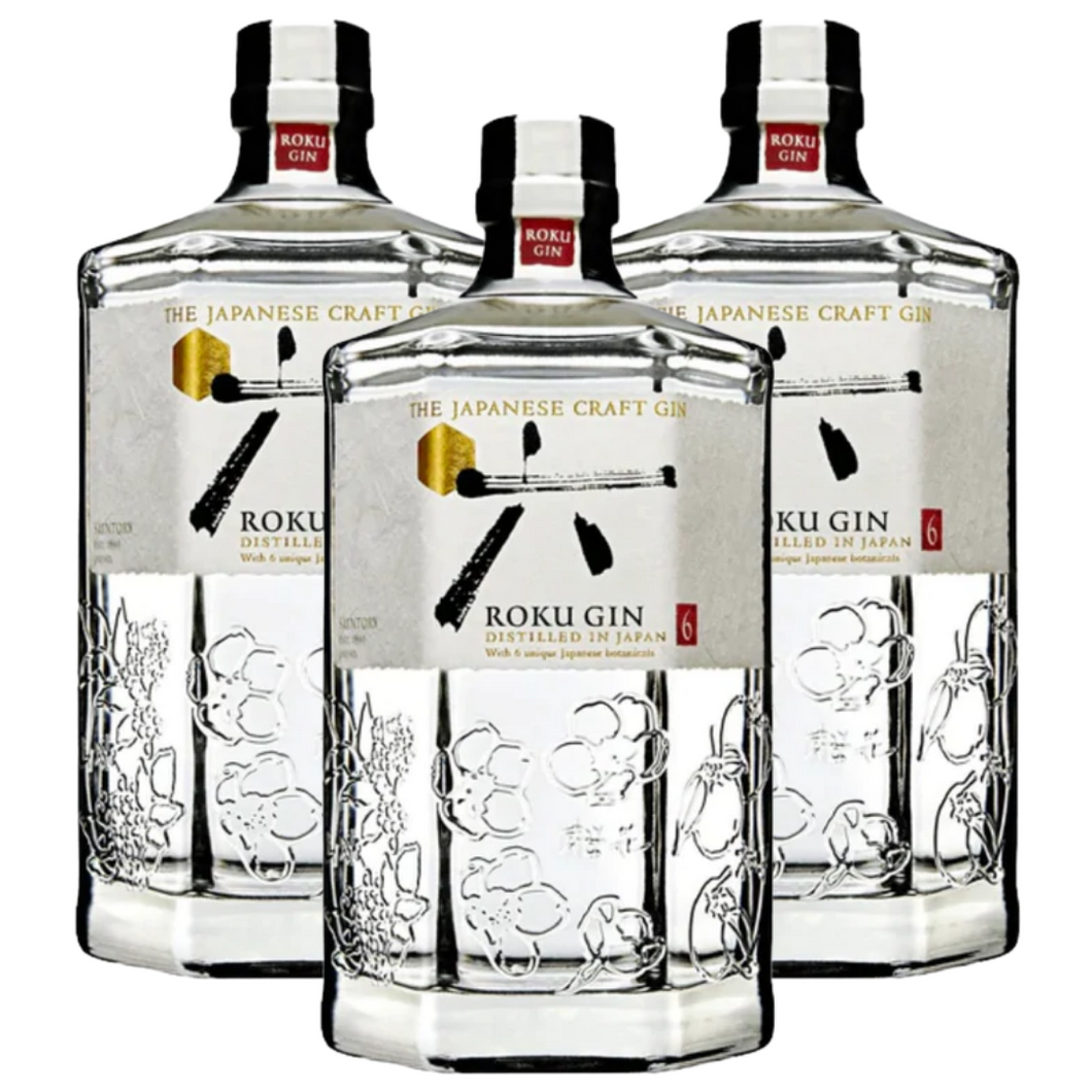 Roku Gin - 700ml x 3