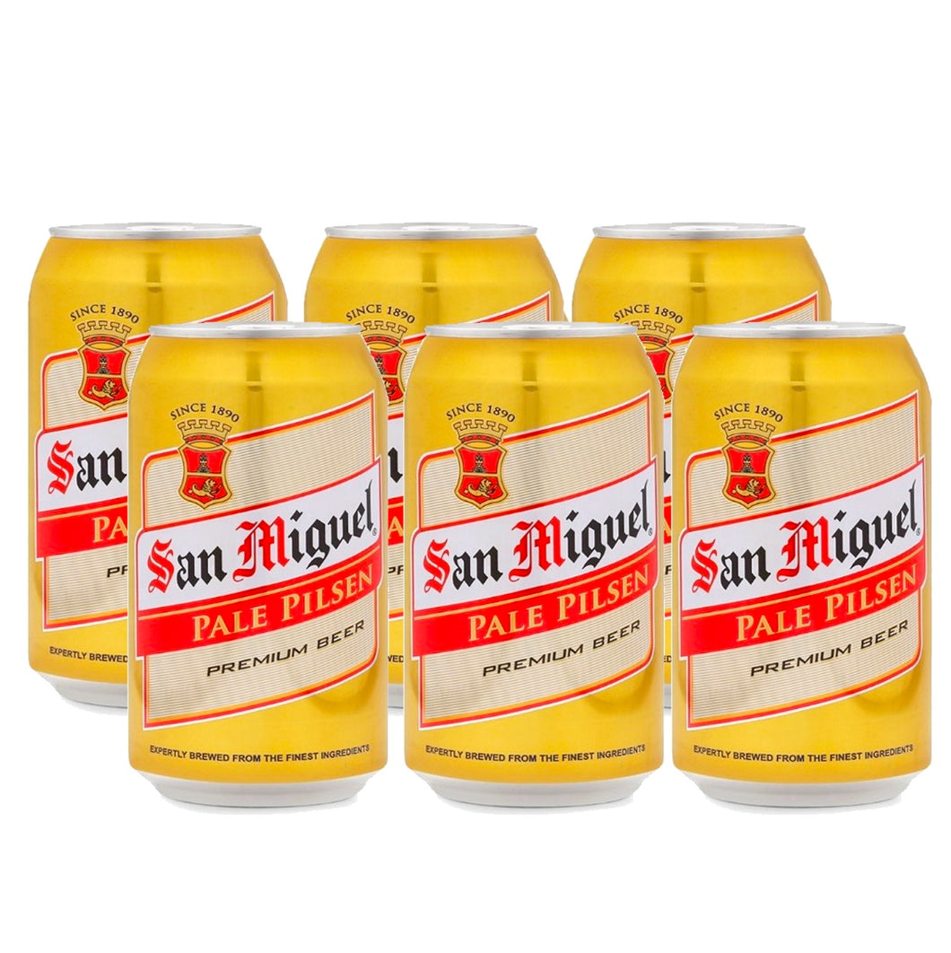 San Miguel Canned Beer 6 x 330ml