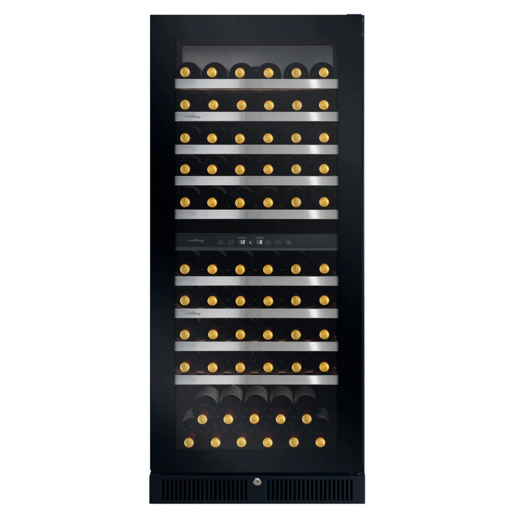 Vinvautz 110 Bottles Dual Zone Wine Cellar VZ110SDUG