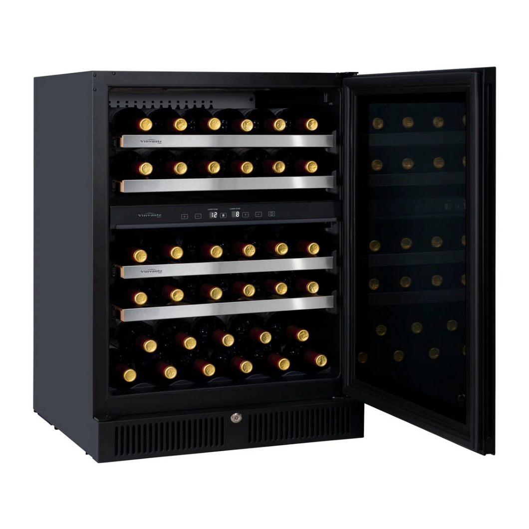 Vinvautz 43 Bottles Dual Zone Wine Cellar VZ43SDUG