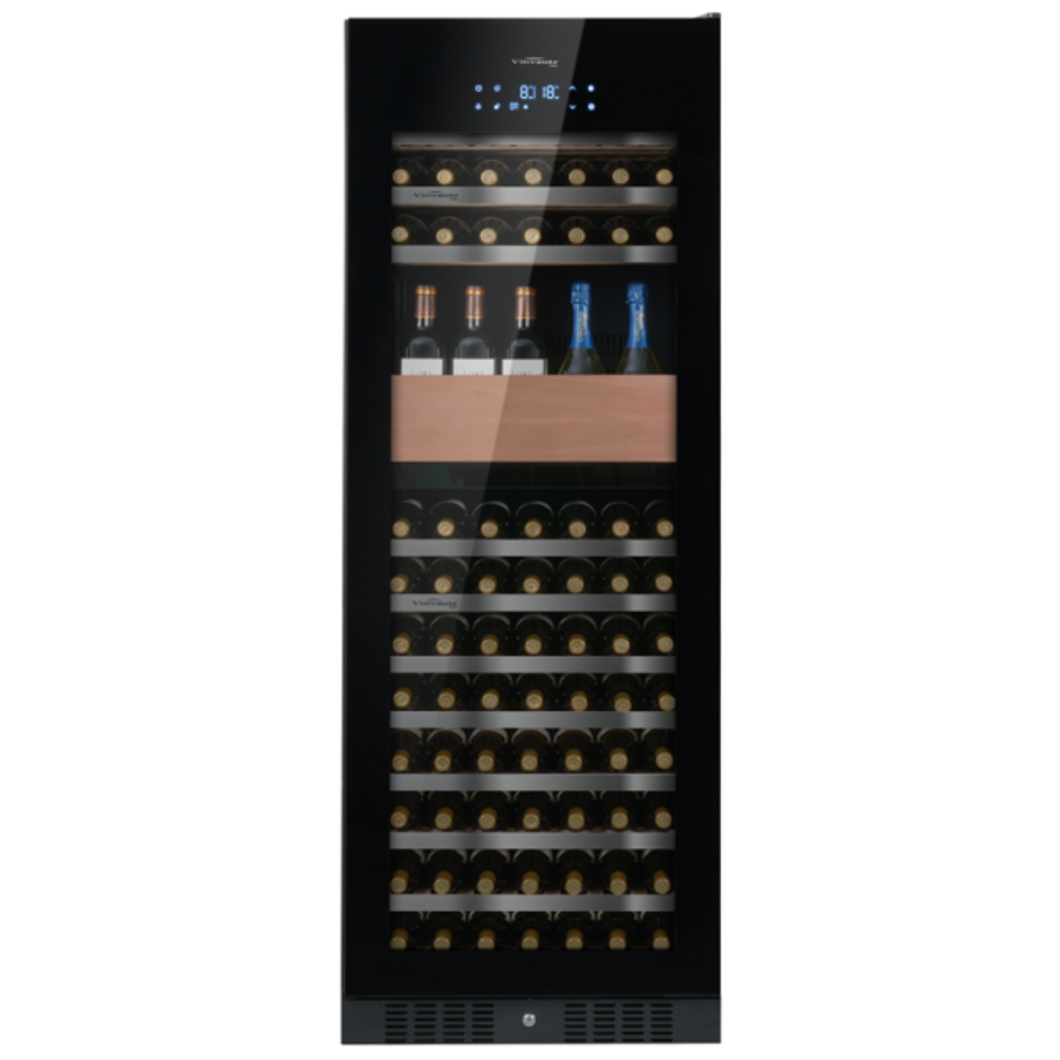 Vinvautz 181 Bottles Dual Zone Wine Cellar VZ181VDUG-R (Right-Hinged)