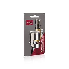 Load image into Gallery viewer, Vacu Vin Champagne Stopper Stainless Steel, Card
