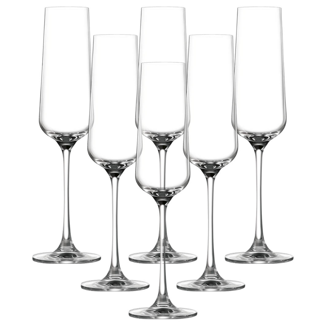 Lucaris - Hong Kong Hip - Champagne - Set of 6