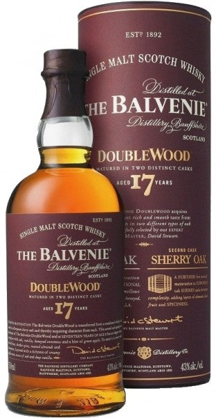 Balvenie 17 year Doublewood Single Malt Scotch